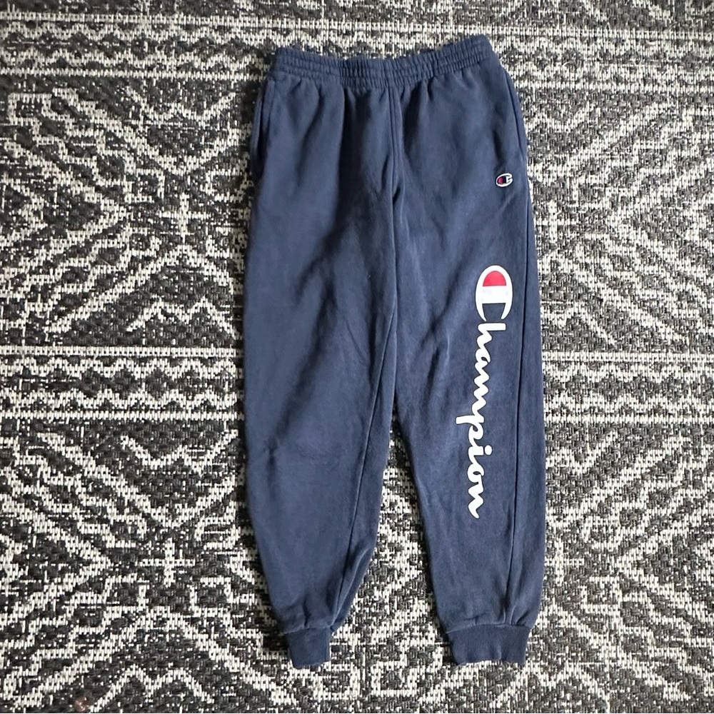 Boys Champion Signature Logo Fleece Joggers.